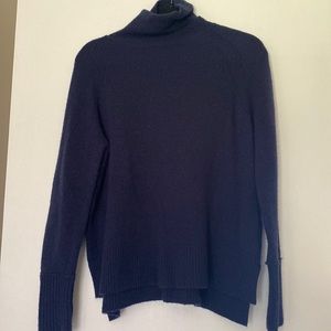 J Crew navy turtleneck. Size S.